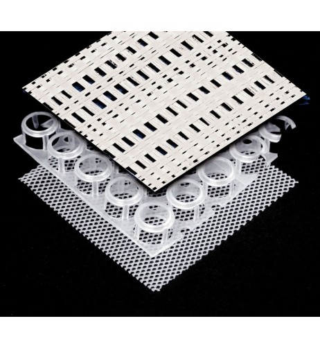 Fodera coprisedile auto universale Fresco in fibra di cellulosa Color ross