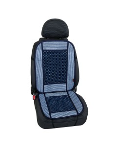 Fodera coprisedile estivo auto universale cellulosa e legno Colore blu
