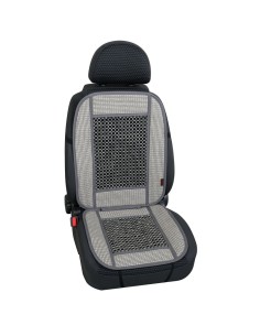 Fodera coprisedile estivo auto universale cellulosa e legno Colore grigio