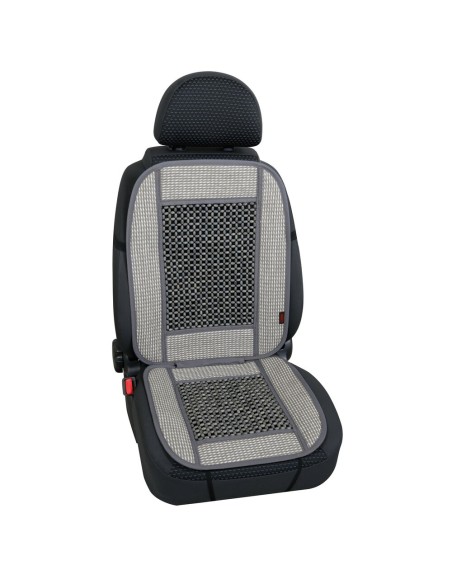 Fodera coprisedile estivo auto universale cellulosa e legno Colore grigio