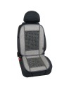 Fodera coprisedile estivo auto universale cellulosa e legno Colore grigio