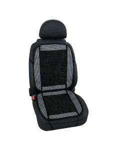 Fodera coprisedile estivo auto universale cellulosa e legno Colore nero