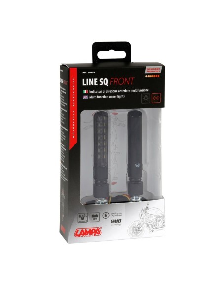 Frecce moto Line SQ Front a LED sequenziale luce di posizione anteriori
