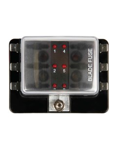 Fuse Block scatola portafusibili 6 uscite 12 24V 2