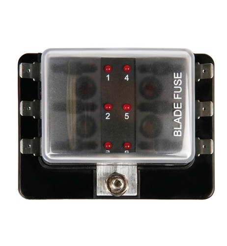 Fuse Block scatola portafusibili 6 uscite 12 24V