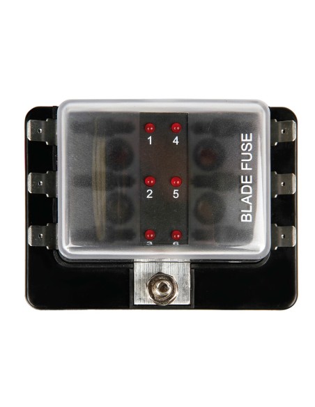 Fuse Block scatola portafusibili 6 uscite 12 24V