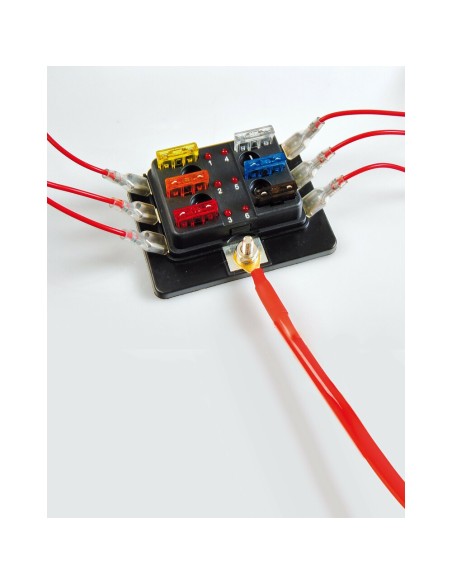 Fuse Block scatola portafusibili 6 uscite 12 24V