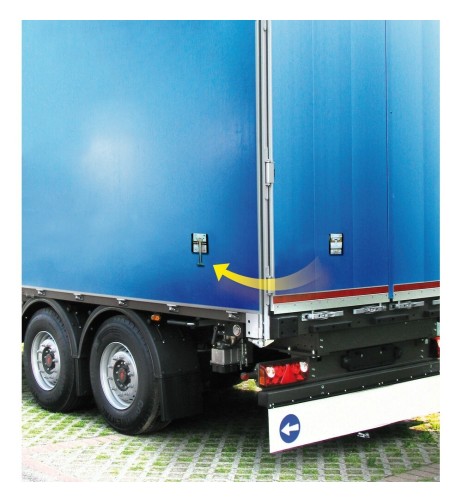 Gancio ferma portellone camion