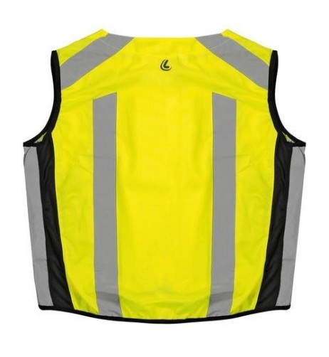 Gilet riflettente moto bici certificato giallo taglia S