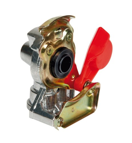 Giunto di semi accoppiamento con valvola Rosso