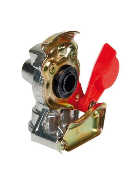 Giunto di semi accoppiamento con valvola Rosso