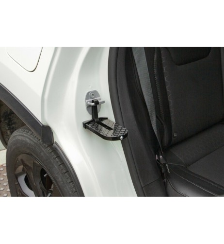 Gradino per portiera in alluminio con frangivetro