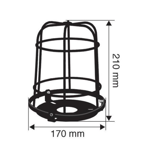 Griglia calotta di protezione per lampada rotante modello RH 1 e RH 2