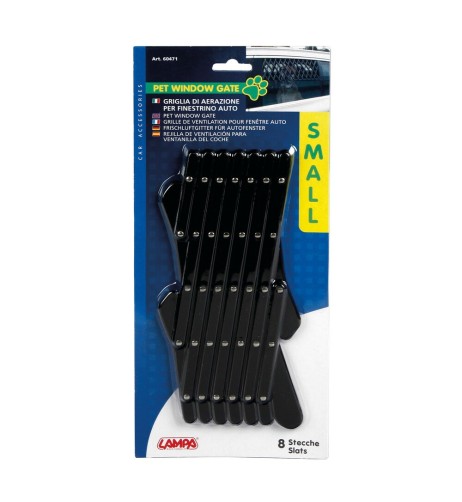 Griglia di aerazione per finestrino auto trasporto animali taglia S 42x20cm