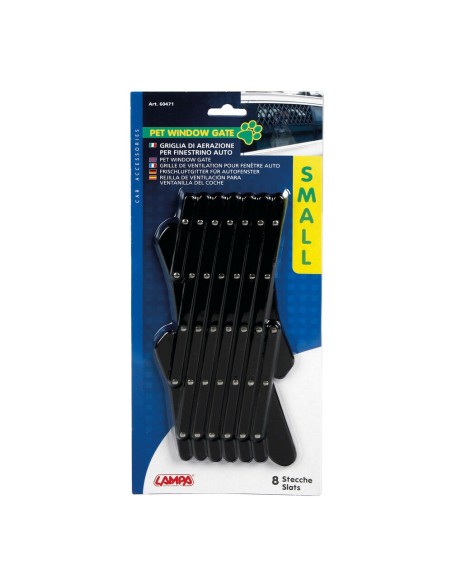 Griglia di aerazione per finestrino auto trasporto animali taglia S 42x20cm