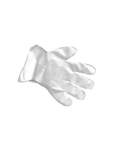 Guanti monouso in polietilene dispenser 100pz 2