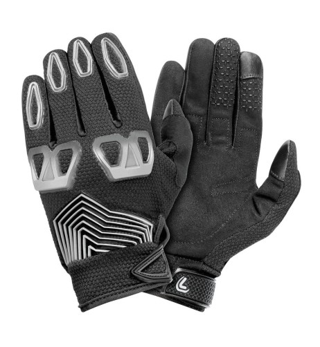 Guanti off road moto bici in tessuto con inserti protettivi taglia M