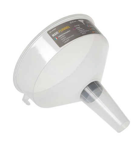 Imbuto travasatore maxi in PP resistente a olio e carburanti