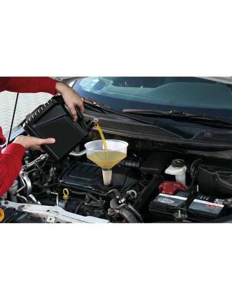 Imbuto travasatore maxi in PP resistente a olio e carburanti