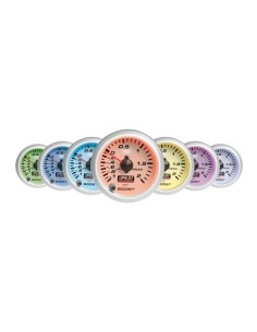 Indicatore temperatura olio 7 colori selezionabili 2 52mm 2