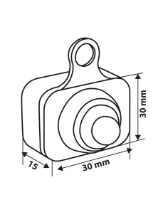 Interruttore impermeabile 12V on off alluminio foro 6mm Nero 2