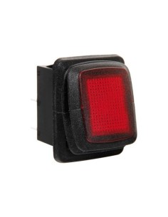 Interruttore impermeabile con led 12 24V rosso