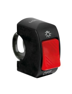 Interruttore ON OFF X1 universale 12V 10A attacco a manubrio moto