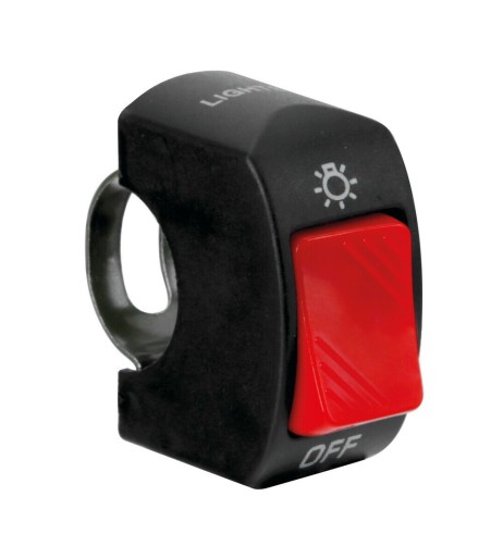 Interruttore ON OFF X1 universale 12V 10A attacco a manubrio moto