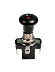Interruttore tira spingi a led ROSSO auto 12V 10A