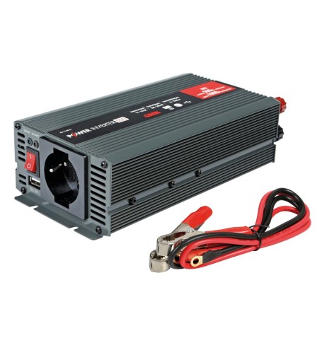 Inverter trasformatore di corrente 24V 230V 600W USB