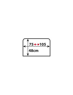 Kit 2 calze tendine laterali parasole rettangolari L75 105xH48 2
