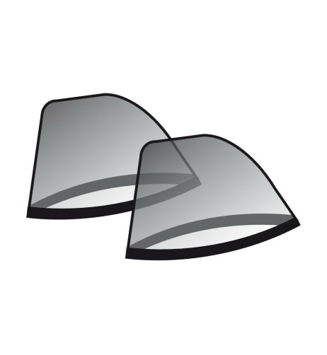 Kit 2 calze tendine laterali parasole trapezio L63 114xH46