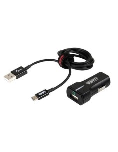 Kit 2 in 1 Caricatore auto Micro Usb Qualcomm Quick Charge 12 24V