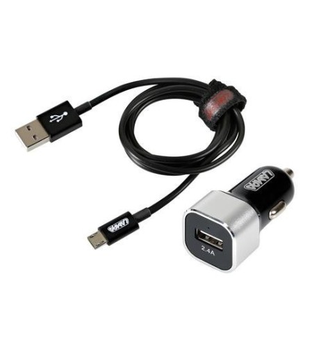 Kit 2 in 1 presa Usb a ricarica veloce universale 2400 mA 12 24V