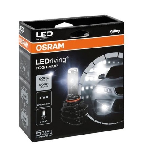 Kit 2 lampade conversione a LED Osram LEDriving Fog attacco H10 6000K