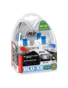 Kit 2 lampadine alogene 12V H11B 55W 4100K Blu Xe