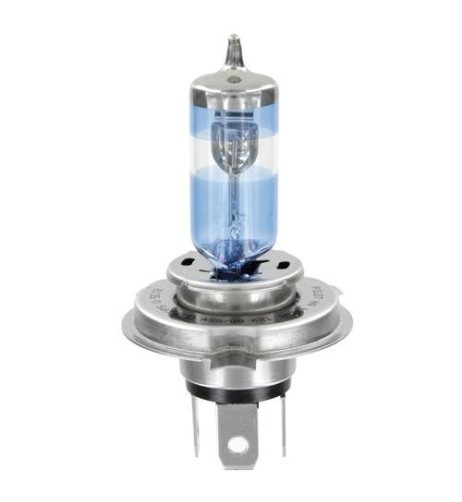 Kit 2 lampadine alogene 12V H4 60 55W 4800K Xenon Top 120 luce