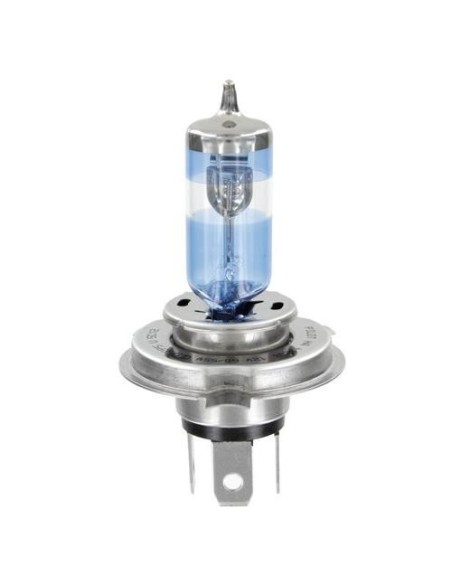 Kit 2 lampadine alogene 12V H4 60 55W 4800K Xenon Top 120 luce