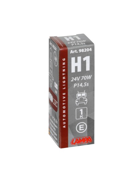 Kit 2 Lampadine alogene 24V H1 P14 5s 70W Original line Lampa camion