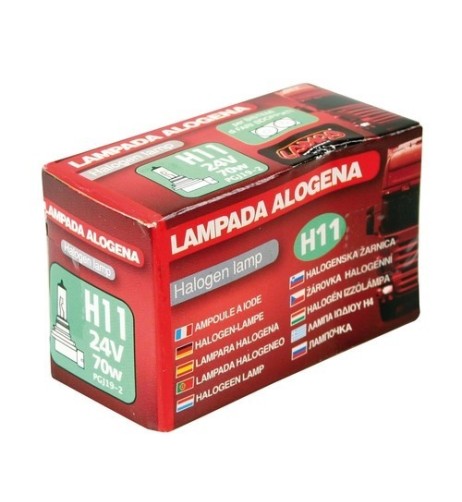 Kit 2 Lampadine alogene 24V H11 PGJ19 2 70W Original line Lampa camion
