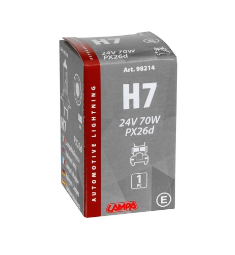 Kit 2 Lampadine alogene 24V H7 PX26d 70W Original line Lampa camion