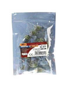 Kit 20 lampadine Mega Led 24 30V T10 W2 1x9 5d 36 LED 2