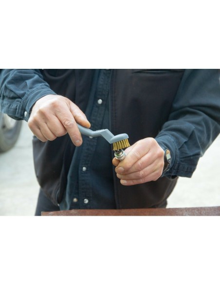 Kit 3 spazzole per pulizia e rifiniture esterne