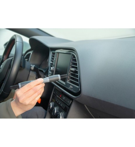 Kit 3 spazzole per pulizia interni auto