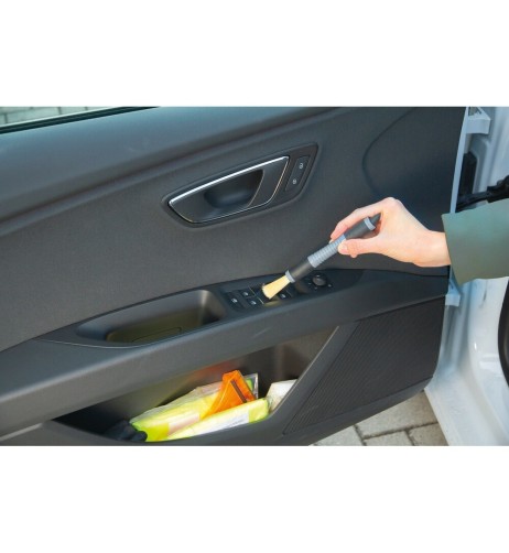 Kit 3 spazzole per pulizia interni auto