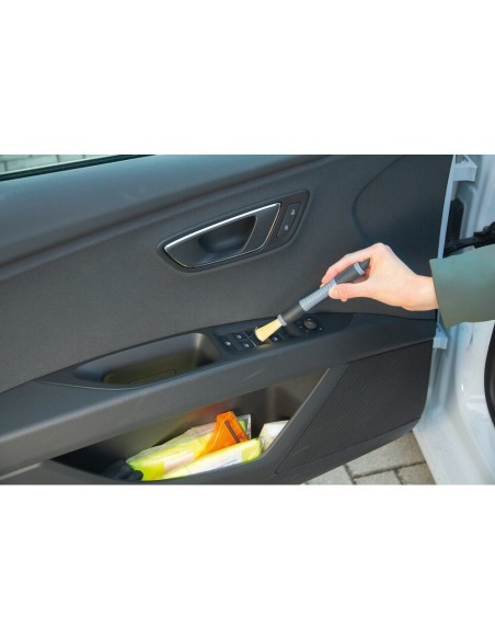 Kit 3 spazzole per pulizia interni auto