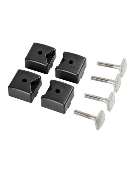 Kit 4 adattatori per barre con canalina a T portasci Yakima Fatcat