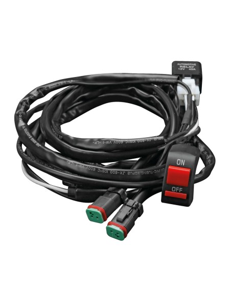 Kit cablaggio pre assemblato interruttore per faretti per moto 12V