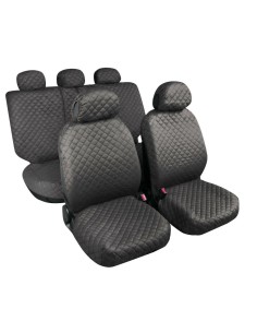 Kit completo coprisedili fodere auto universali Biba in cotone Colore antr