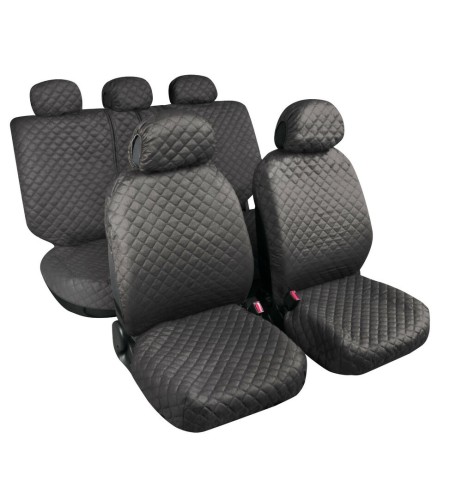 Kit completo coprisedili fodere auto universali Biba in cotone Colore antr